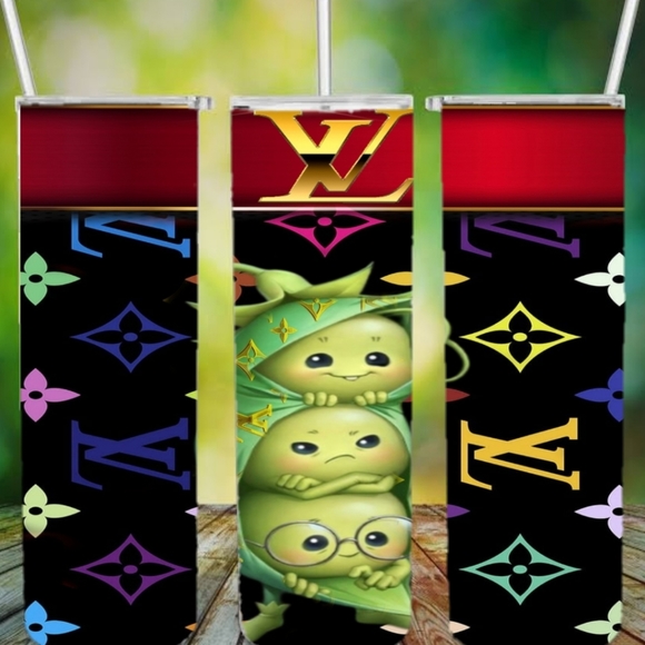 Three peas in a pod LV tumbler - Picture 2 of 2